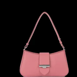 Sac besace Zippé M Paris Ily rose en cuir