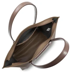Sac cabas épaule Zippée L Maya taupe