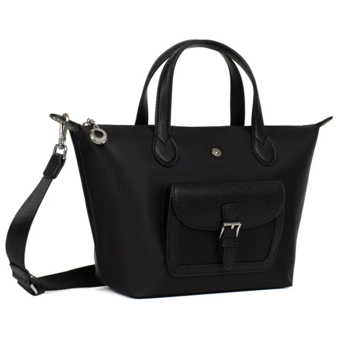 Sac cabas porté main - Petit KIANA Noir Nell