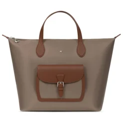 Sac cabas porté main A4 - Grand KIANA Taupe/Marron Ava