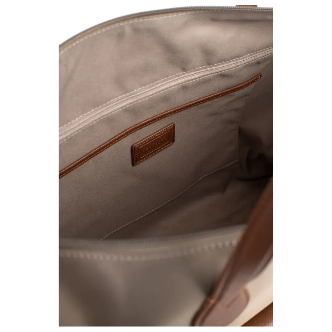 Sac cabas porté main A4 - Grand KIANA Taupe/Marron Ava