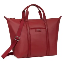 Sac cabas porté main A4 - Grand JOYCE Rouge foncé Elsie