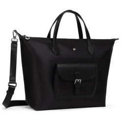 Sac cabas porté main A4 - Grand KIANA Noir Mae