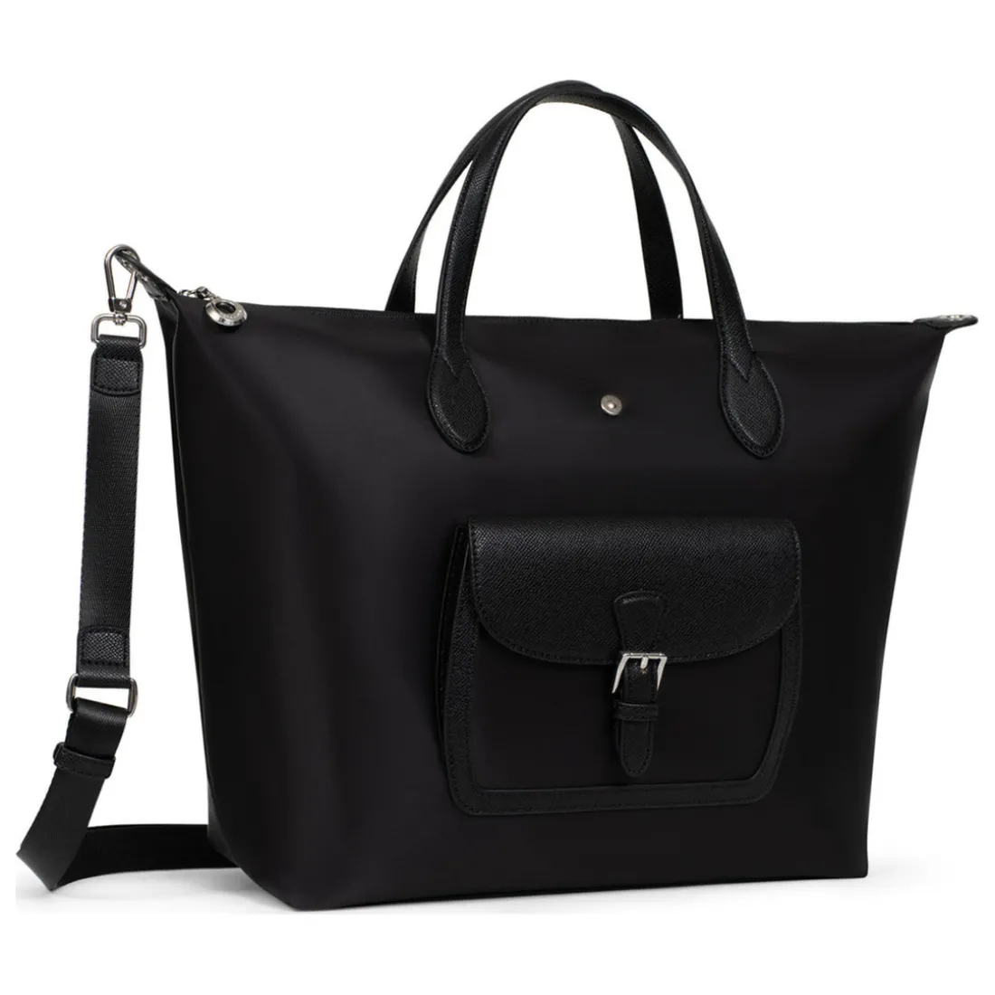 Sac cabas porté main A4 - Grand KIANA Noir Mae