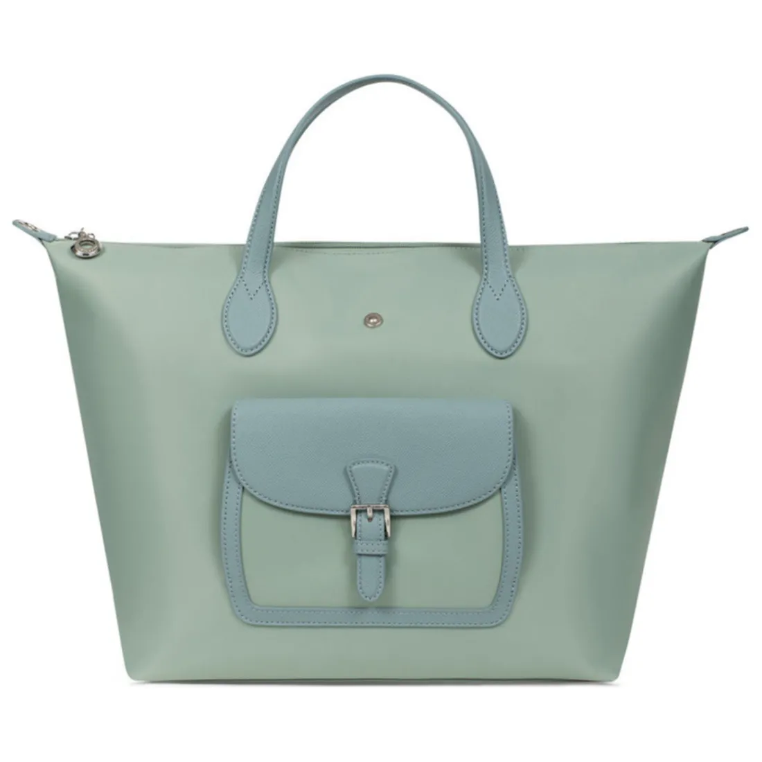 Sac cabas porté main A4 - Grand KIANA Menthe Sofia