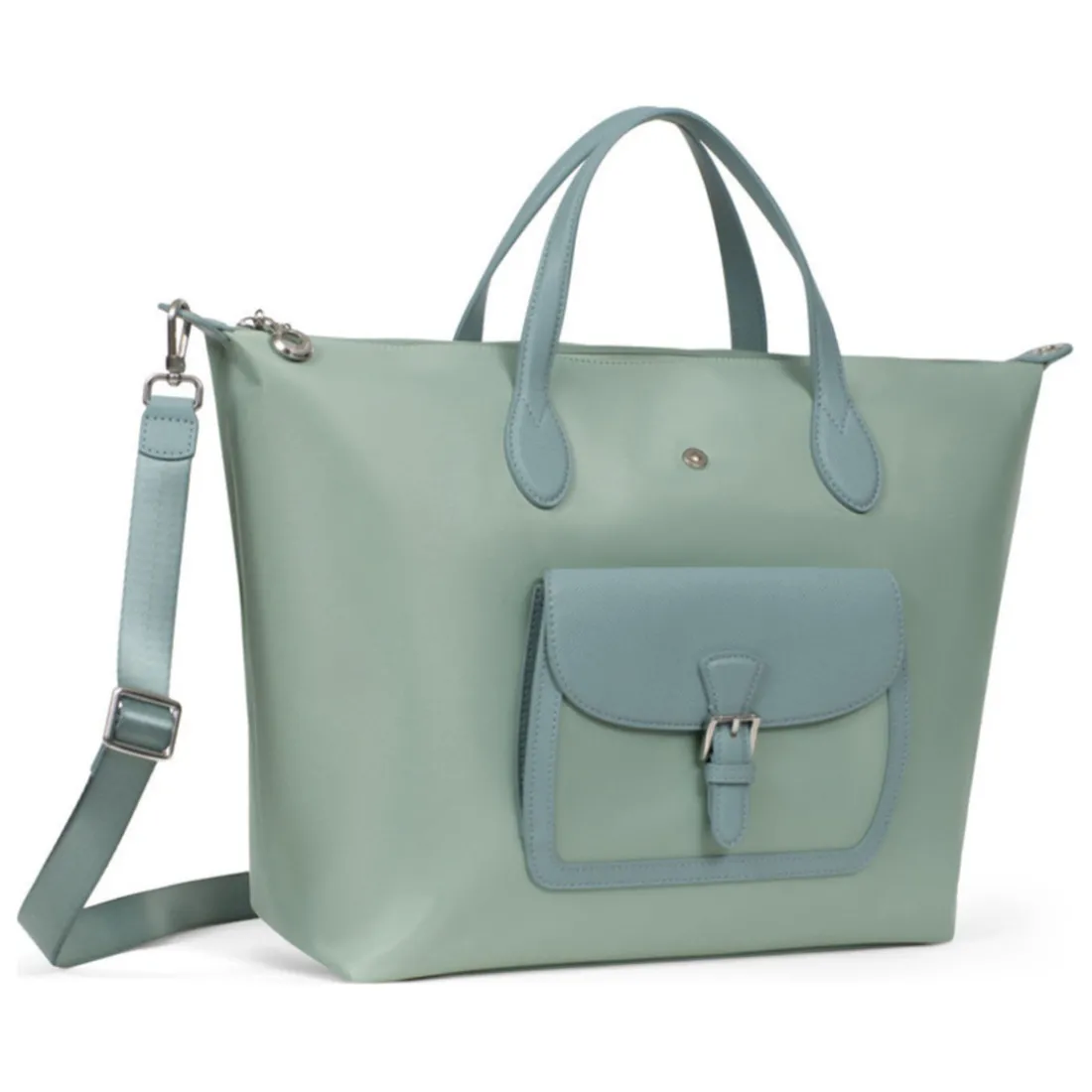 Sac cabas porté main A4 - Grand KIANA Menthe Sofia