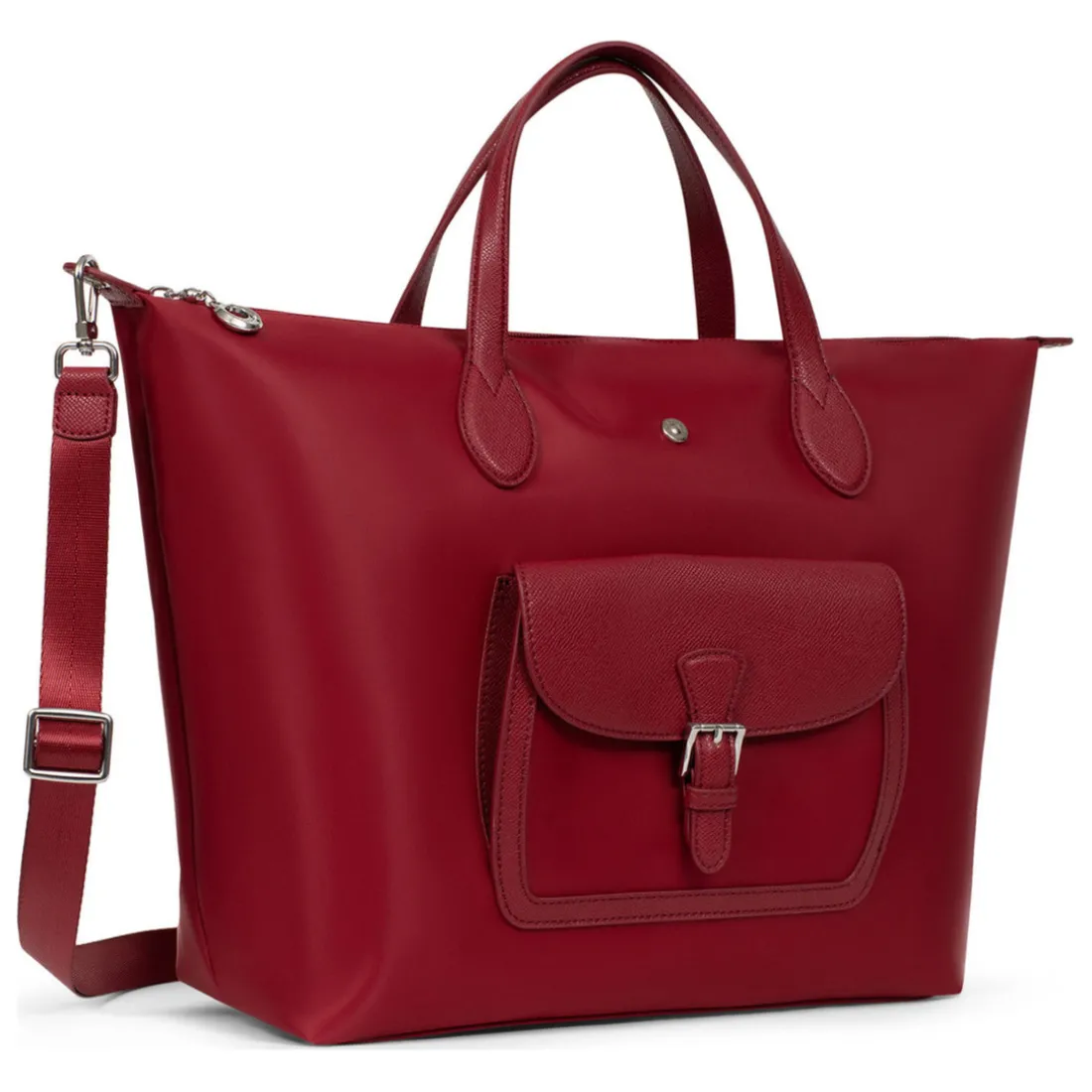 Sac cabas porté main A4 - Grand KIANA Rouge Nia