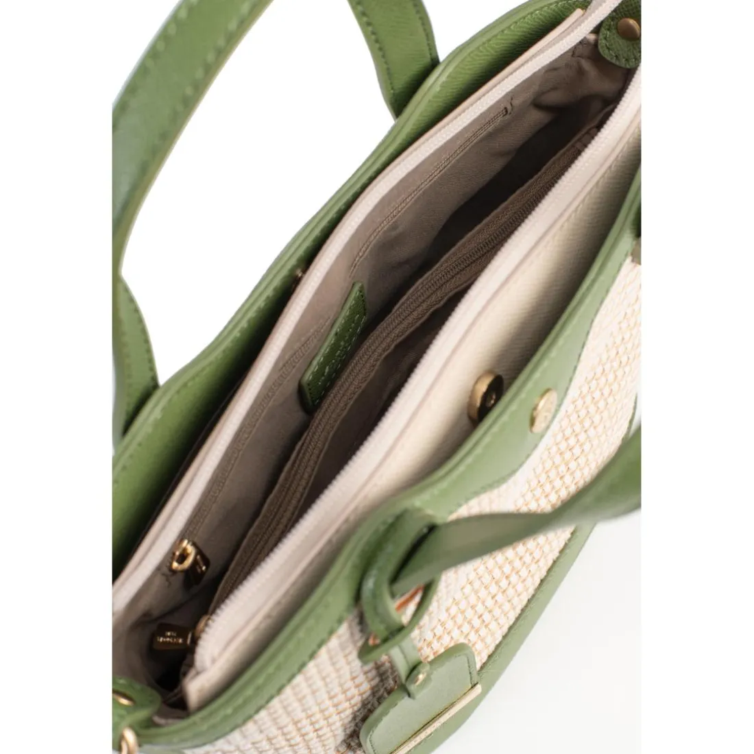 Sac cabas porté main JUDY Sable/Kaki Xia beige