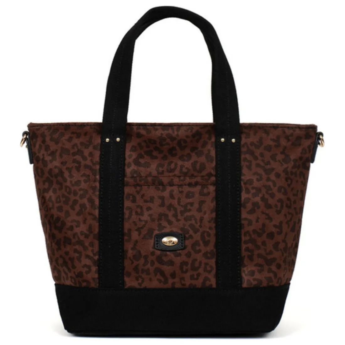 Sac cabas porté main LEONIE Imprimé Chocolat Xena