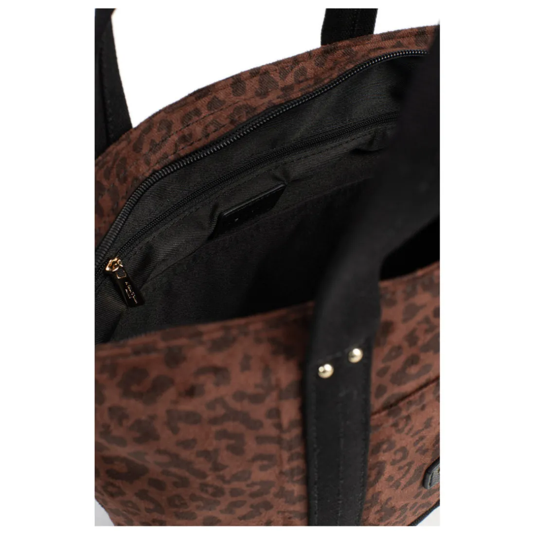 Sac cabas porté main LEONIE Imprimé Chocolat Xena