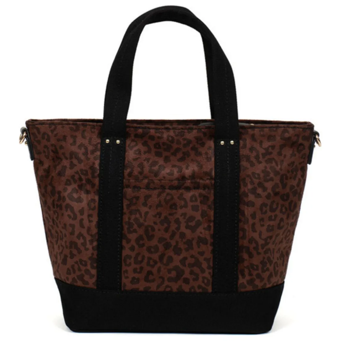 Sac cabas porté main LEONIE Imprimé Chocolat Xena