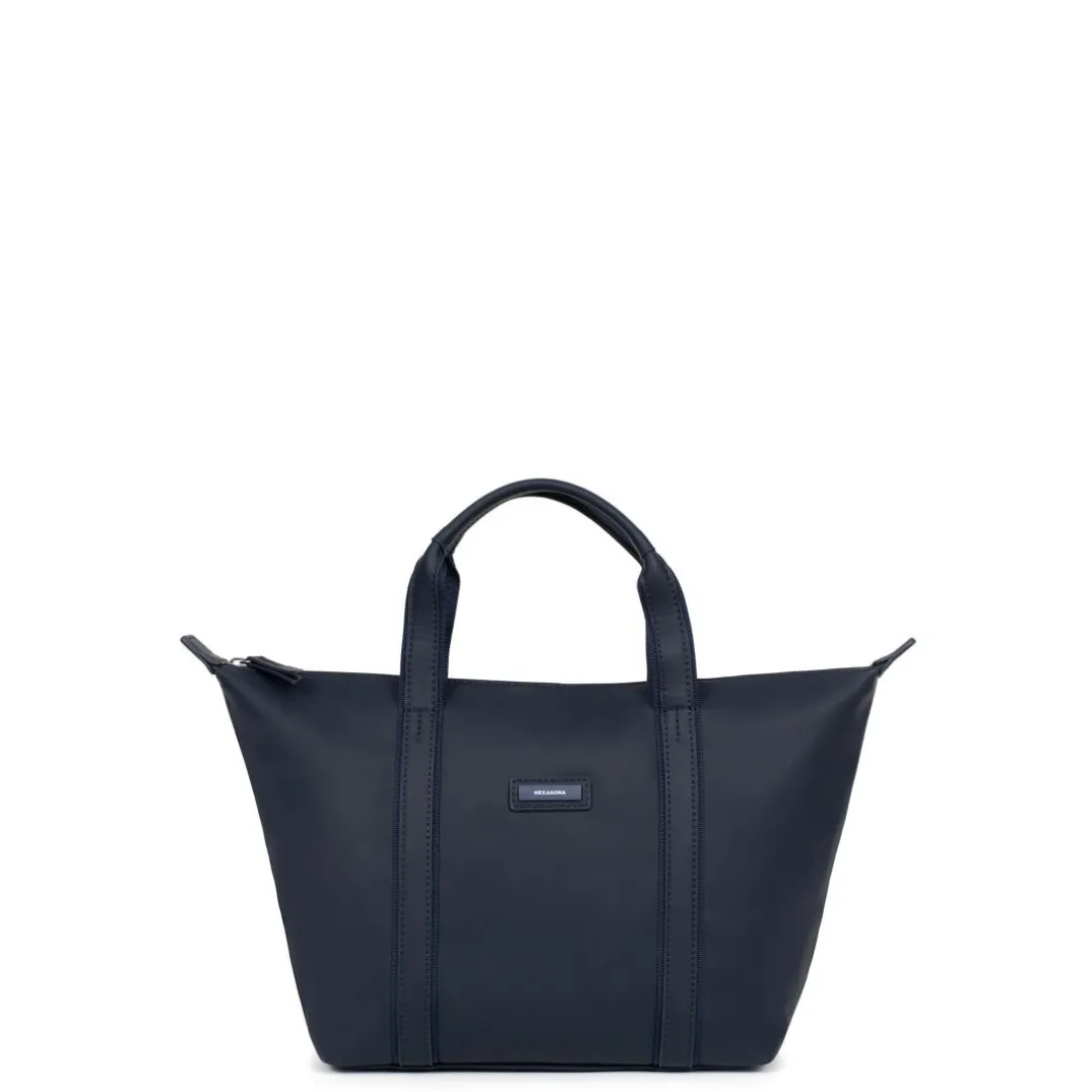 Sac cabas porté main TARA Bleu nuit Léa Wren