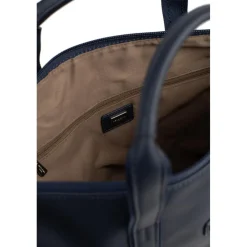 Sac cabas porté main TARA Bleu nuit Léa Wren