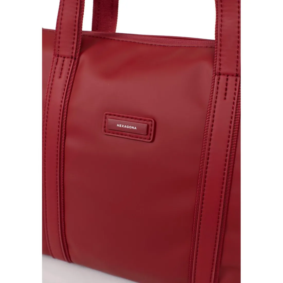 Sac cabas porté main TARA Rouge foncé Élise Joy