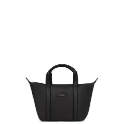 Sac cabas porté main TARA Noir Lila
