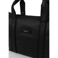 Sac cabas porté main TARA Noir Lila