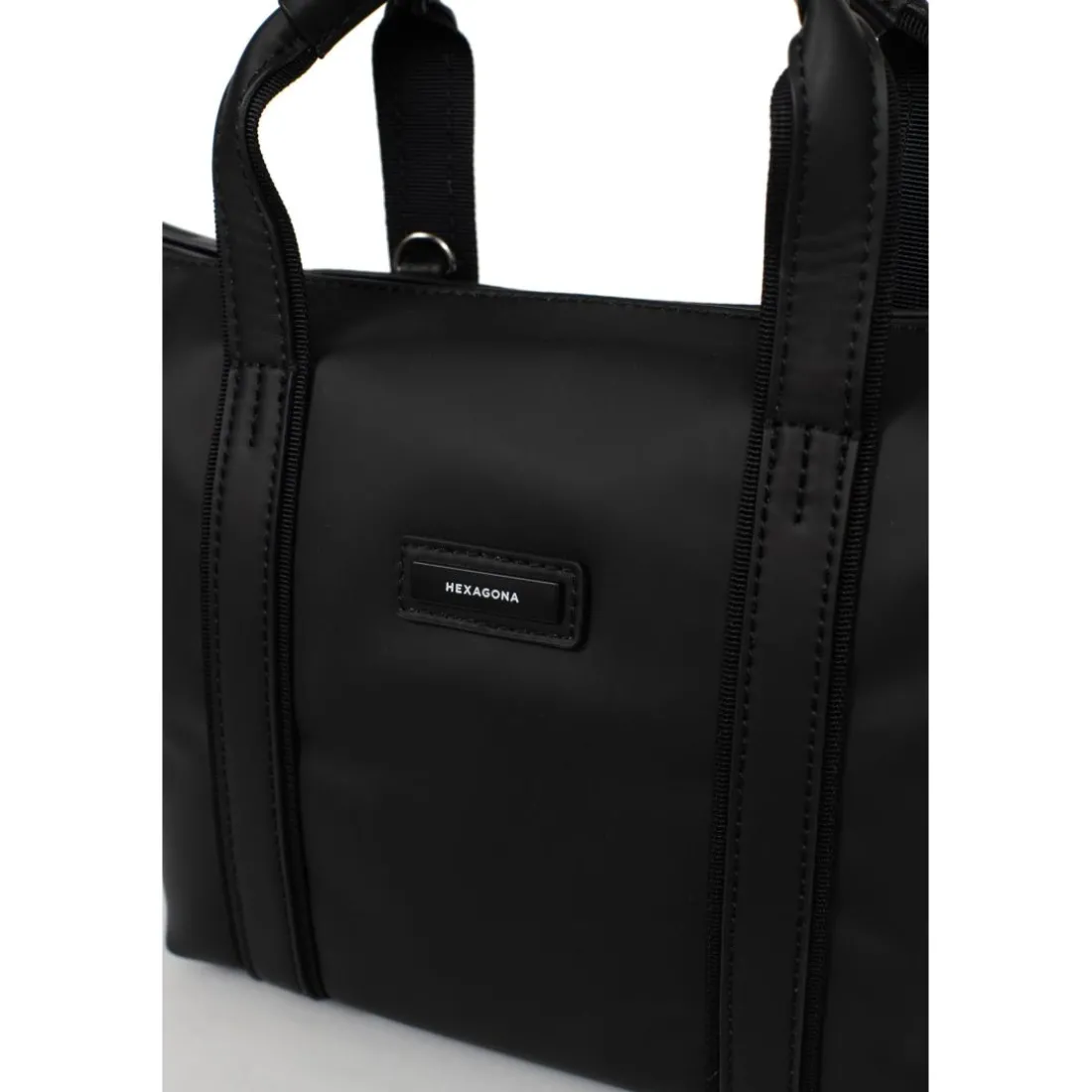 Sac cabas porté main TARA Noir Lila