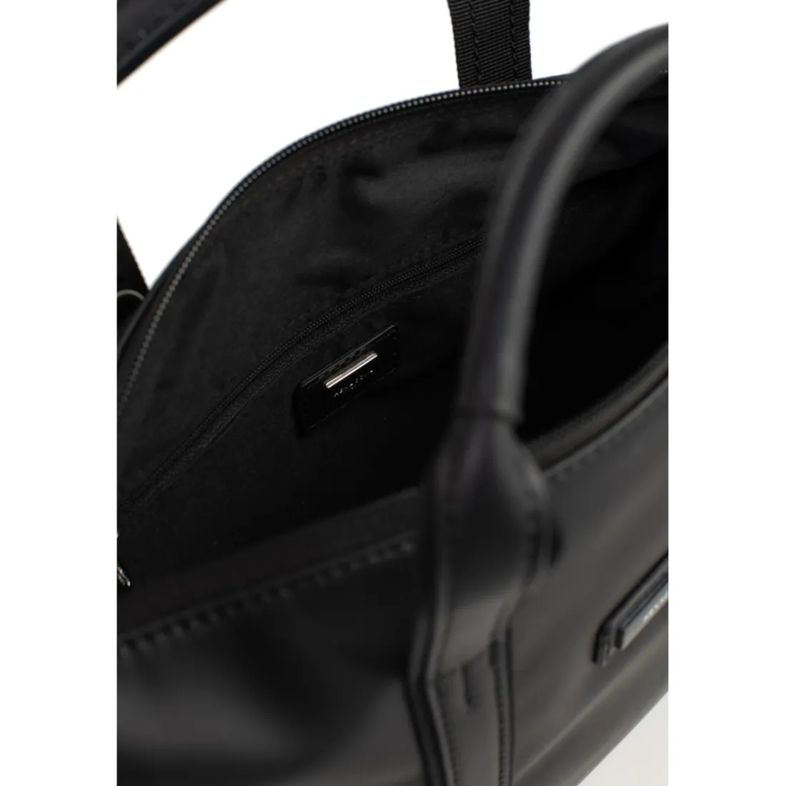 Sac cabas porté main TARA Noir Lila