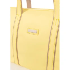 Sac cabas porté main TARA Jaune Zoé Vale