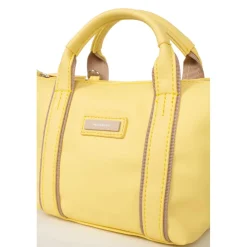 Sac cabas porté main TARA Jaune Gwen