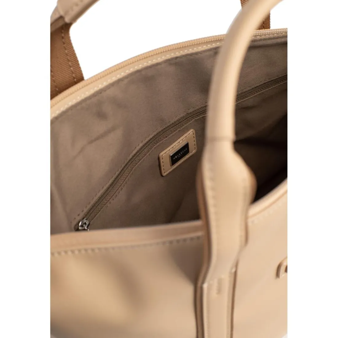 Sac cabas porté main TARA Sable Dot