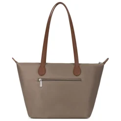 Sac cabas porté épaule - Moyen KIANA Taupe/Marron Vale