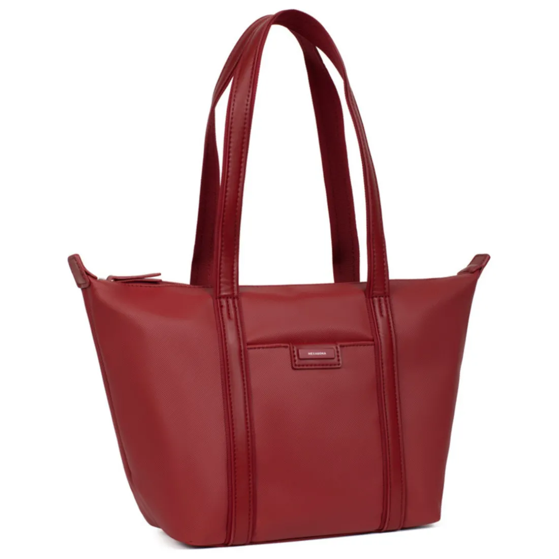 Sac cabas porté épaule - Moyen JOYCE Rouge foncé Lila