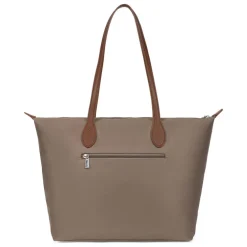 Sac cabas porté épaule A4 - Grand KIANA Taupe/Marron Cara