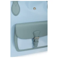 Sac cabas porté épaule A4 - Grand KIANA Bleu ciel Nora