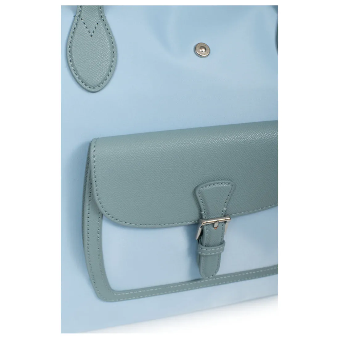 Sac cabas porté épaule A4 - Grand KIANA Bleu ciel Nora