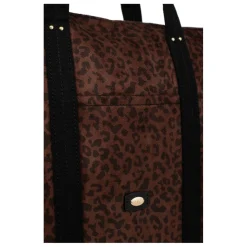 Sac cabas porté épaule A4 LEONIE Imprimé Chocolat Kali