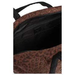 Sac cabas porté épaule A4 LEONIE Imprimé Chocolat Kali