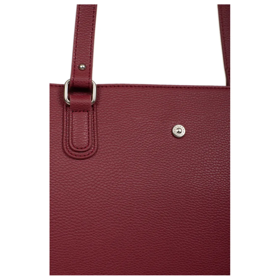Sac cabas porté épaule A4 MAYA Carmin rouge Maya