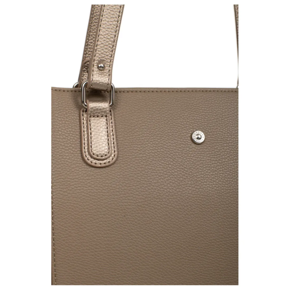 Sac cabas porté épaule A4 MAYA Écorce/Bronze Hazel