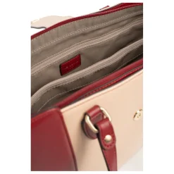 Sac cabas porté épaule A4 MERLINE Bordeaux/Multicolore Xia