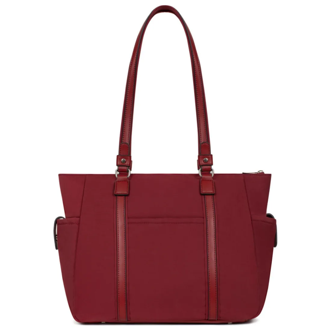 Sac cabas porté épaule A4 YONA Carmin Lou rouge
