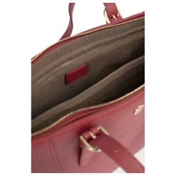 Sac cabas porté épaule AUDE Carmin Sue en cuir
