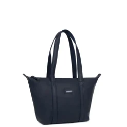 Sac cabas porté épaule TARA Bleu nuit Cara noir
