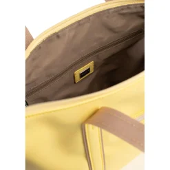 Sac cabas porté épaule TARA Jaune Nora