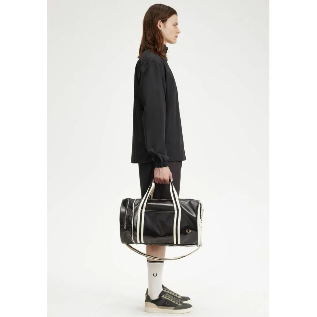 Sac de sport classique noir/écru