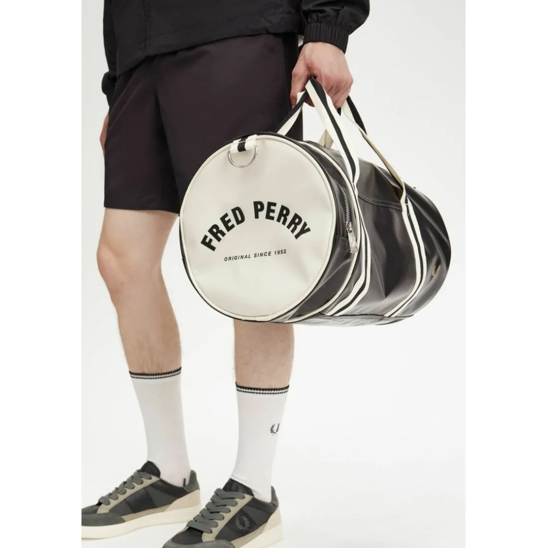 Sac de sport classique noir/écru