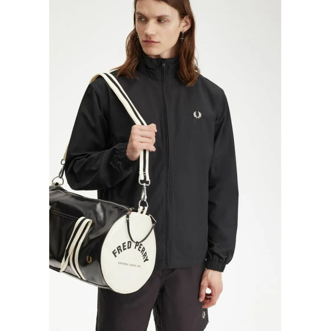Sac de sport classique noir/écru