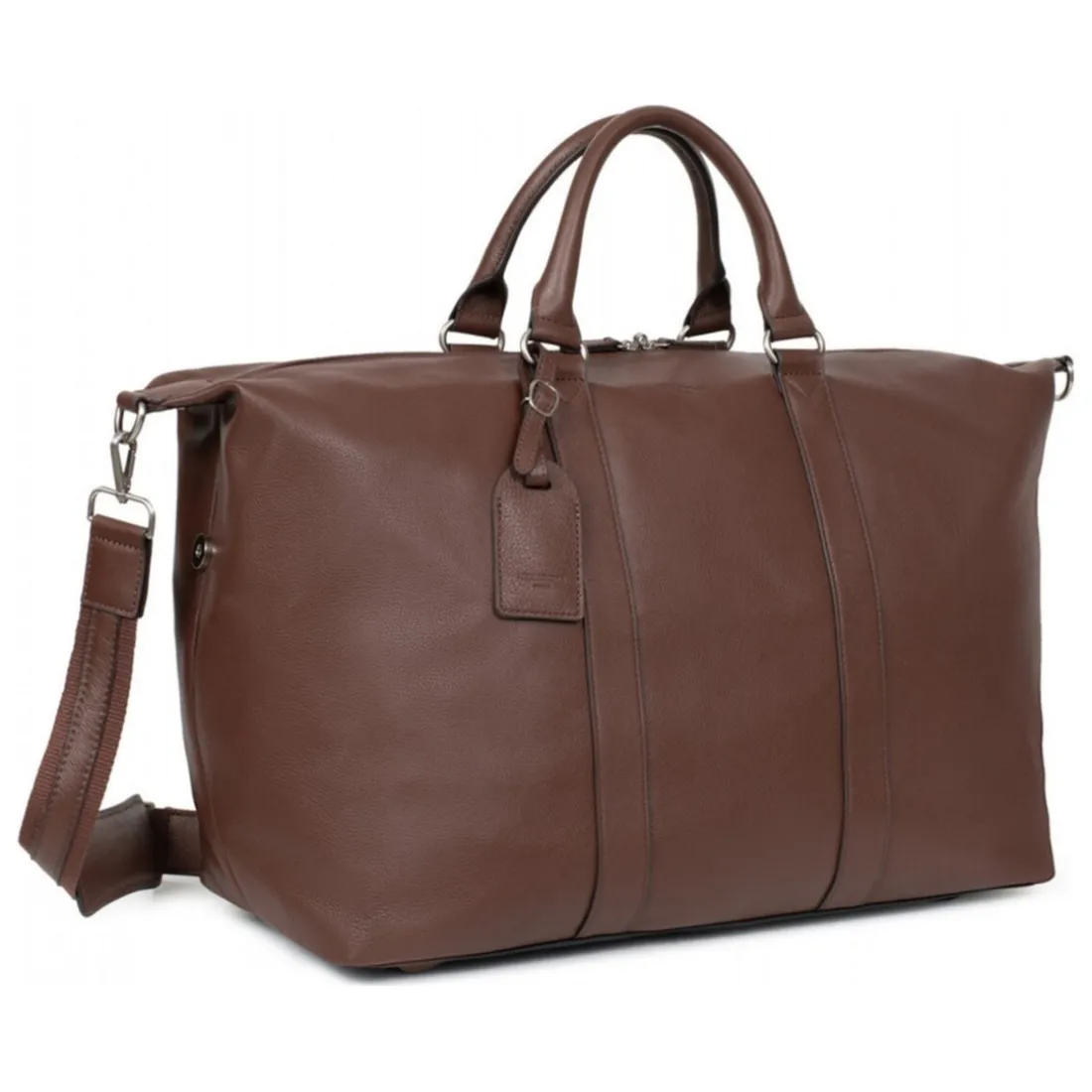 Sac de voyage Cuir CONFORT Chocolat Scott