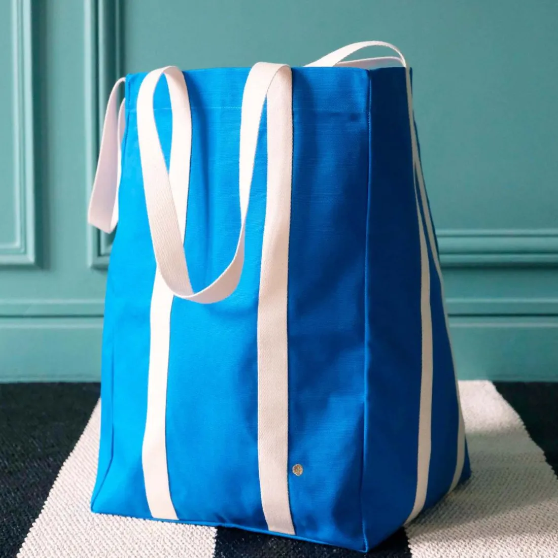 Sac maxi Poppins Iona Bleu Mécano 48 x 33 x 33 orange rougeâtre