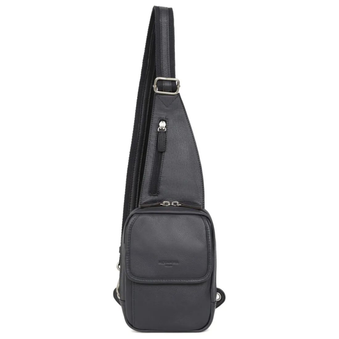 Sac monobretelle Cuir CONFORT Marine