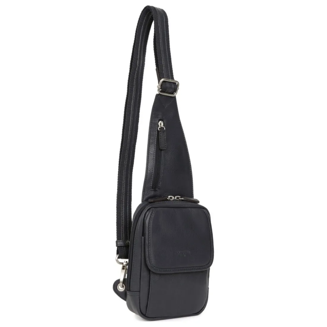 Sac monobretelle Cuir CONFORT Marine
