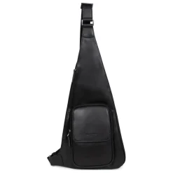 Sac monobretelle Cuir SOFTSTUDIO Noir Jarl