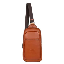 Sac monobretelle Cuir STUART Cognac Leah