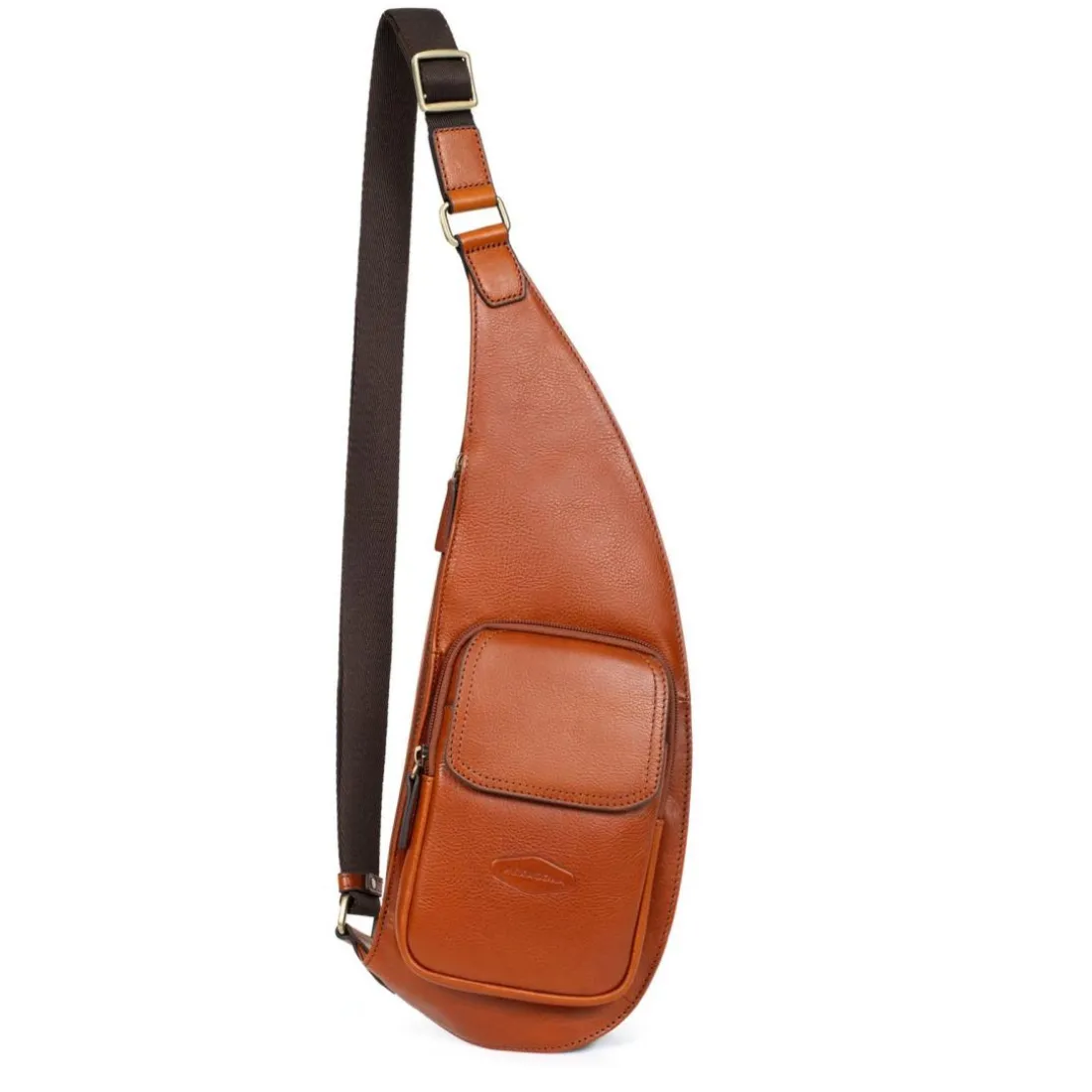 Sac monobretelle Cuir STUART Cognac Vera