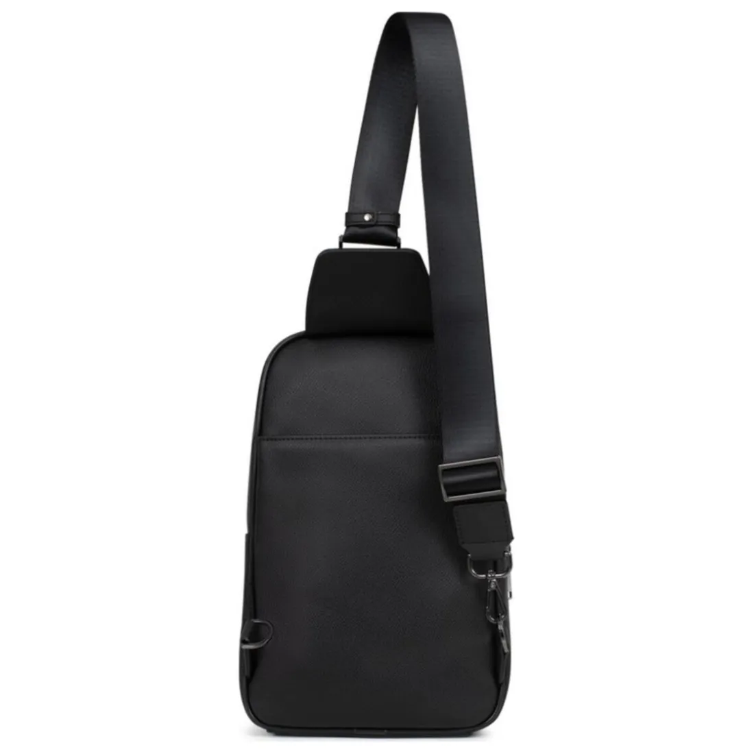 Sac monobretelle noir Ezra
